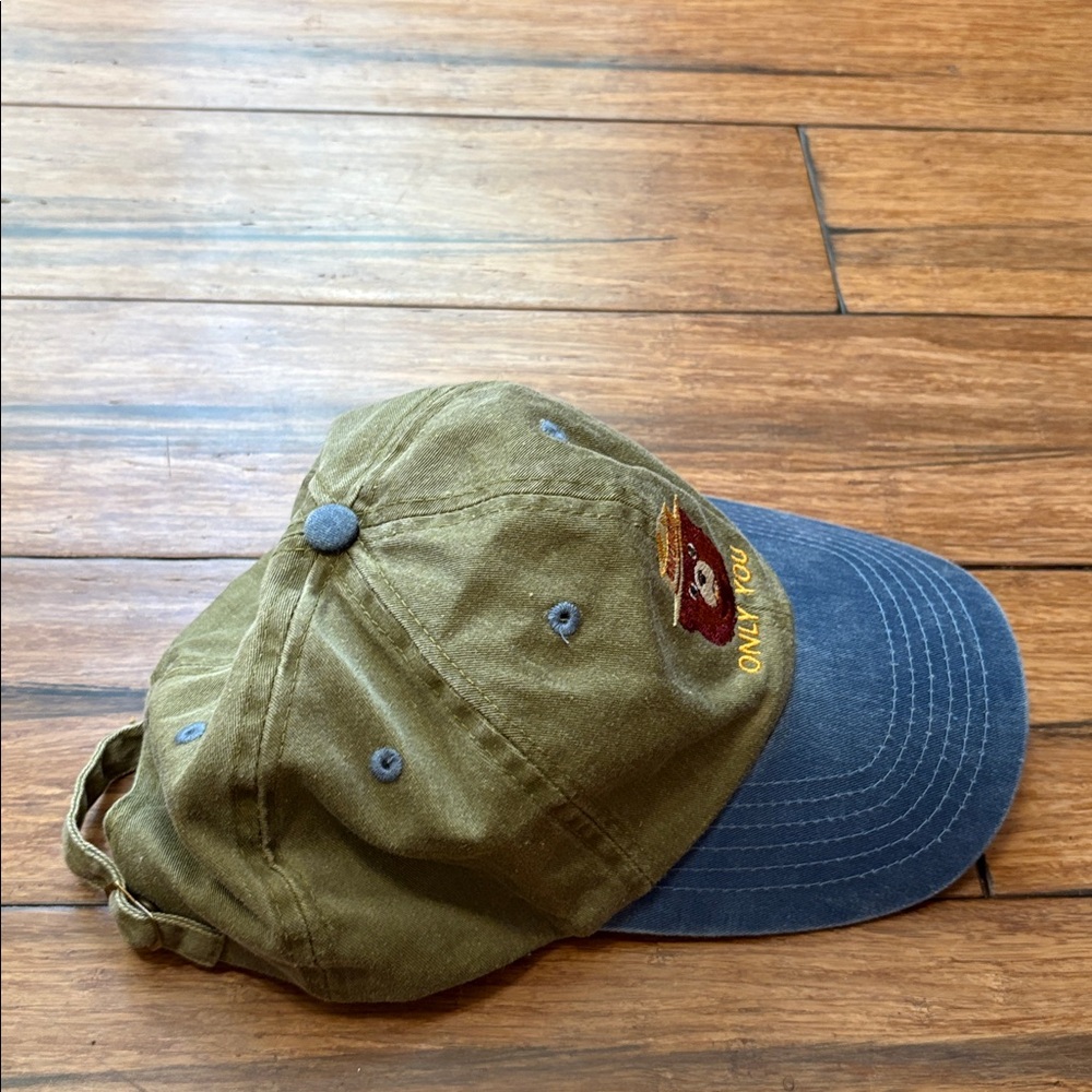 Smokey the Bear Only You Vintage Embroidered Baseball Hat Adjustable Strap back - Picture 6 of 8